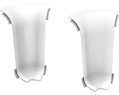 Produktbild von Prinz Innenecken für Kabelkanal-Sockelleiste weiß 60 mm