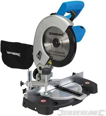 Produktbild von Silverline - Kapp- und Gehrungssäge, 1400 W, 210 mm