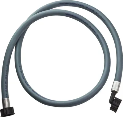 Produktbild von Gummi-Zulaufschlauch für Wasch- und Spülmaschinen 3/8" mit Verschraubungen, 1,50 Meter (bis 90°C)