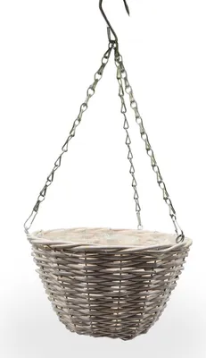 Obrázek produktu pro BLUMENAMPEL "BOWL" | 25 cm, vrba | ruční proutí