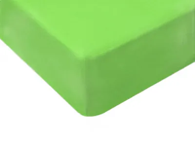 Image de Drap-housse, drap-housse en jersey avec élastique 200 x 220 cm, vert bouteille