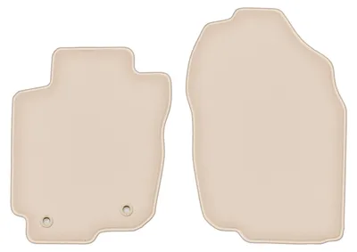 Produktbild von DURBAN Beige Velours-Fußmatten vorne für Toyota RAV4 IV Hybrid (2013-2019)