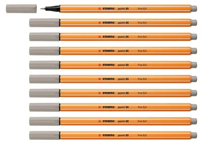 Produktbild von STABILO Fineliner point 88 10er Set verschiedene Farben