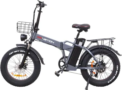 Obrázok produktu pre DrveTion AT20 Elektrický Bicykel - 48V 10Ah Batéria 20" kolesá Hydraulickými Brzdami - Sivý