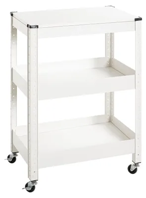 Produktbild von HAKU Servierwagen weiß - Metall, B/H/T: 50x75x32 cm