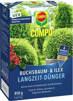 Produktbild von COMPO Buchsbaum- und Ilex Langzeit-Dünger - 850 g