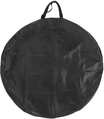 Productafbeelding van Lichtgewicht fietstas - nylon - met wielencompartiment - rubberen sluiting - geschikt voor mountainbikes - voor wielen van 27,5/29 inch