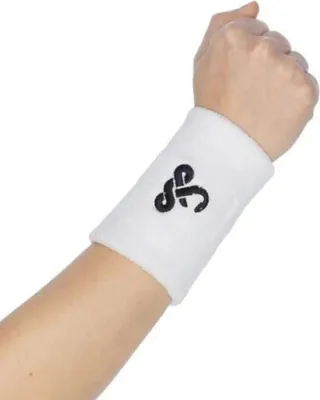Obrázok produktu pre Vibor-a Logo Náramok na zápästie 2 kusy Biela Biela Jedna veľkosť