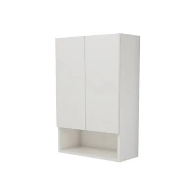 Immagine prodotto di haaus Zed pensile da bagno, a parete, 2 ante, bianco lucido/bianco, ante in MDF, L 48 x L 22 x H 72 cm