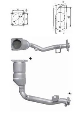 Produktbild von VEGAZ Katalysator Kat passend für PEUGEOT 207 (WA, WC) PGK-332