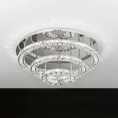 Image de Toneria cristal LED plafonnier chrome 144x 0, 5W