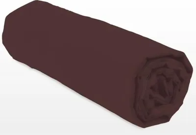 Zdjęcie produktu dla Prześcieradło z gumką Lovely Home LH71595, 160x200+30 cm, Marron czekolada, 100% Bawełna