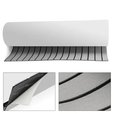 Zdjęcie produktu dla 240x90cm Eva Foam Floor Covering Mat Deck FittingsMarine Antypoślizgowy dywan samoprzylepny z podkładem samoprzylepnym Syntetyczny do łodzi jachtowej 6mm