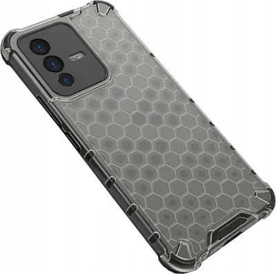 Immagine prodotto di Custodia blindata a nido d'ape con telaio in gel Vivo V23 5G nero