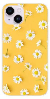 Image de 1001Coques - Coque silicone compatible avec Apple iPhone 15 - Motif marguerittes - Design original imprimé en France