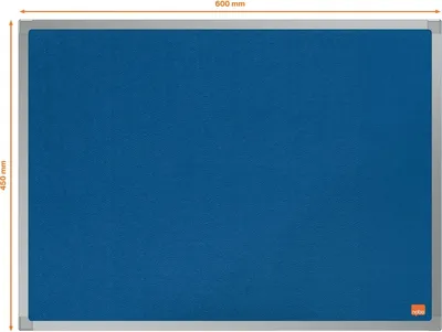 Produktbild von Nobo 1915201, Blau, Aluminium, Aluminium, 595 mm, 438 mm, 14 mm