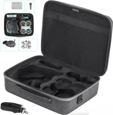 Image de Valise rigide, sac spacieux, housse de transport pour DJI NEO Motion Fly More Combo et accessoires Goggles N3 RC Motion 3 - Version Combo