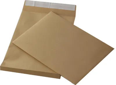 Produktbild von C4 Faltenversandtaschen braun Stehboden und 20 mm Falte 130 g Kuvert 229x324x20 mm haftklebend Briefumschläge HK Briefhüllen 750 Stück