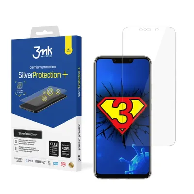 Produktbild von 3mk Display Antimikrobielle Schutzfolie SilverProtection+ für Huawei Mate 20 Lite 0,21mm Self-Heal