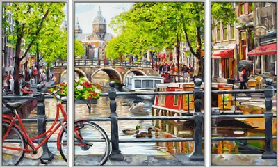 Produktbild von Malen nach Zahlen|Schipper|Simba Malen nach Zahlen - Amsterdam (Tripty)
