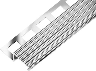 Obrázek produktu pro SP22/1 schodová lišta TREP-E, nerez lesk V2A protiskluz, 13 mm, 2,5 m