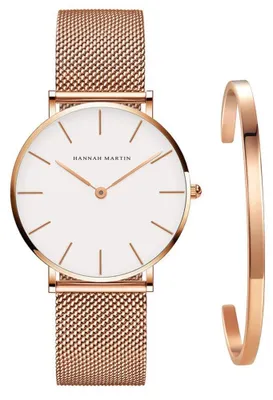 Immagine prodotto di Solidchoice - Set di due orologi al quarzo analogici, uno da uomo e uno da donna, con design impermeabile