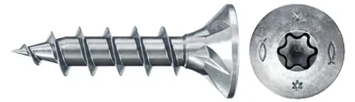 Zdjęcie produktu dla Fischer PowerFast II 4,5x20 z łbem stożkowym z pełnym gwintem TX 500 sztuk, 670630
