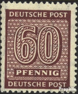 Produktbild von Briefmarken Sowjetische Zone (All.Bes.) 1945 Mi 137X gestempelt Ziffer