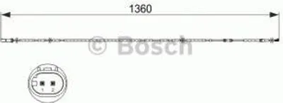 Produktbild von Bosch Warnkontakt, Bremsbelagverschleiß  1 987 473 518