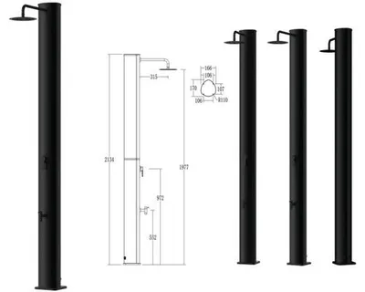Produktbild von Solardusche Marimex Uno 40 L Aluminium
