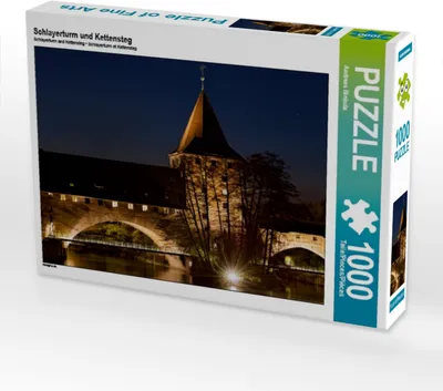Produktbild von Calvendo Schlayerturm und Kettensteg 1000 Teile Puzzle quer 640x480mm, Bininda Andreas; 7434865