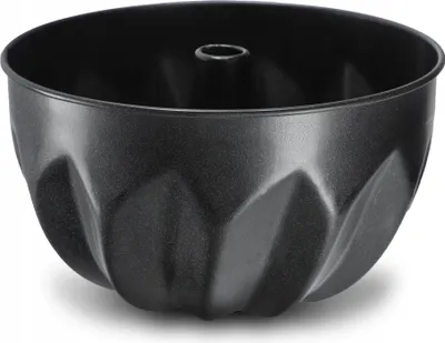 Obrázok produktu pre Pečiaca forma s rúrkovým dnom – forma na bábovku/forma na koláč – priemer 16,5 cm – kov – strieborná