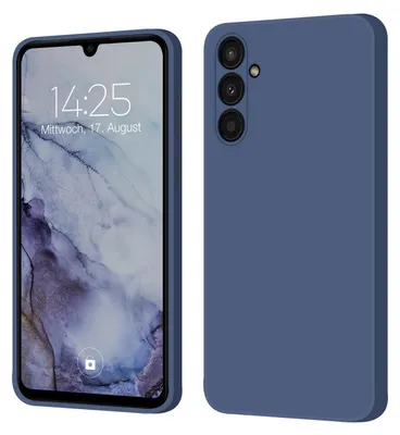 Produktbild von Hülle für Samsung Galaxy A34 5G Case Cover Bumper Smartphone Softgrip Schutzhülle Farbe: Lavendelblau