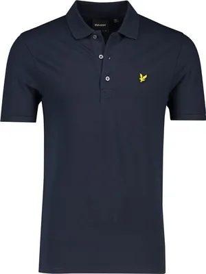 Produktbild von Baumwollenes Lyle & Scott Polo Slim Fit Dunkelblau