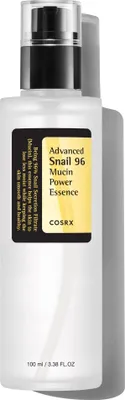 Produktbild von COSRX fortschrittliche Schnecken-Muzin-96-Power-Essenz 100 ml fl. oz | Schneckensekret-Filtrat 96 % | Hautreparaturserum | CPNP, Koreanische Hautpflege, ohne Tierquälerei, ohne Parabene, ohne Alkohol 100 ml (1er Pack)