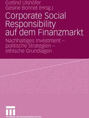 Obrázok produktu pre Corporate Social Responsibility auf dem Finanzmarkt