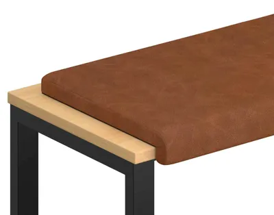 Immagine prodotto di vidaXL Cuscino da banco in ecopelle, colore marrone, profondità 35 cm