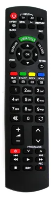 Produktbild von Ersatz TV Fernbedienung für Panasonic N2QAYB000487 Remote Control