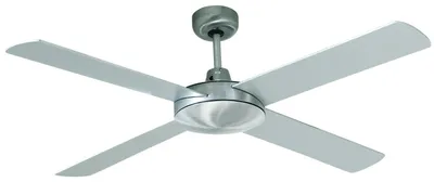 Zdjęcie produktu dla Wentylator sufitowy Futura szczotkowany chrom 132 cm z przełącznikiem ściennym