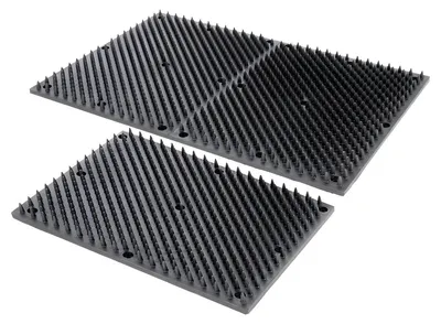 Productafbeelding van Kerbl Borstelmat voor Paard, Kalf, Geit Zwart (L40xB30cm)
