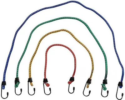 Produktbild von Famanu Elastisches Gepäckspanner-Set - 8-teilig - vielseitige Spanngurte für sicheres Befestigen von Gepäck - geeignet für Auto, Fahrrad und Reisen -