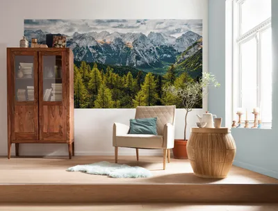 Produktbild von Komar Vlies Fototapete - Wild Dolomites - Größe: 200 x 100 cm (Breite x Höhe) - 1 Bahn