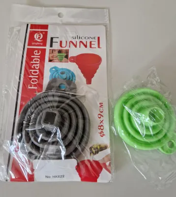 Produktbild von Trichter - Silikon - Faltbar - Flexibel - Küche - Haushalt - Camping usw.