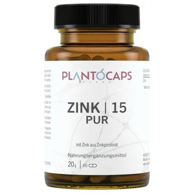 Produktbild von plantoCAPS® ZINK | 15 PUR
