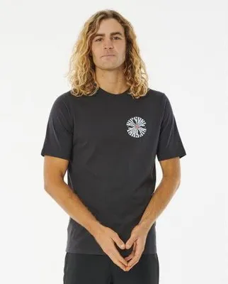 Productafbeelding van LYKRA RIP CURL SWC PSYCHE CIRCLES T-shirt met korte mouwen - zwart - XL
