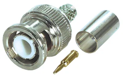 Produktbild von Transmedia BNC-Stecker; Crimp-Version für Kabel RG 59 U - Ø 6,0 mm, S 29-6 C