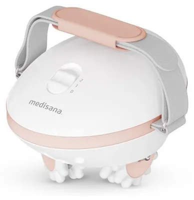 Image de Appareil de massage - MEDISANA - AC 860 - Anti-cellulite - 2 intensités - 3 x 2 rouleaux rotatifs amovibles - Blanc / Rose