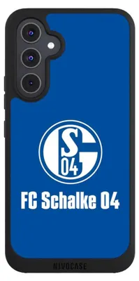Produktbild von NIVOCASE Handyhülle für Samsung Galaxy A54 5G  Hülle NIVOpure Case Schwarz FC Schalke 04 Logo Offizielles Lizenzprodukt