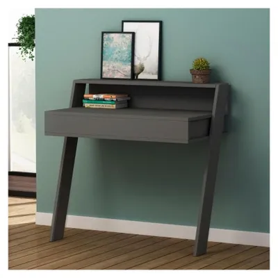 Immagine prodotto di Scrivania da parete con cassetto Cowork 94 cm. colore antracite