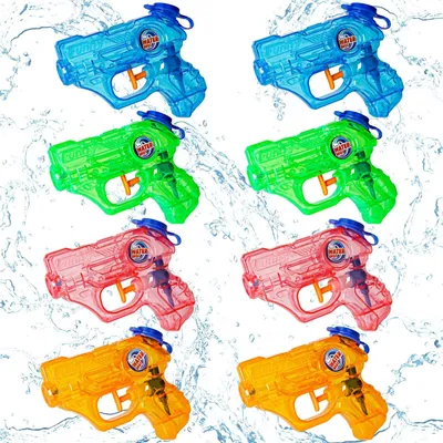 Productafbeelding van Set van 8 Mini Waterpistolen voor Kinderen